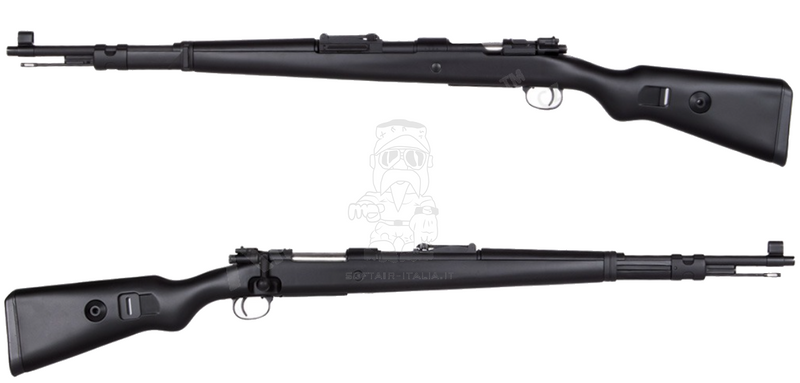 Kar98k K98 Karabiner Black Polymer Spring Power Version by Snow Wolf