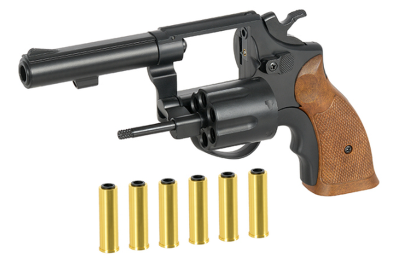 M10 Smith & Wesson 4inch Fake Gas Revolver Replica by Hfc