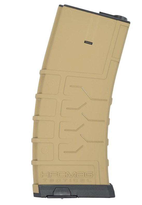 M4 - AR15 - M16 cal.5,56 & Similar 300bb DE Dark Earth Desert Tan Flash Polymer Magazine Caricatore by HFC