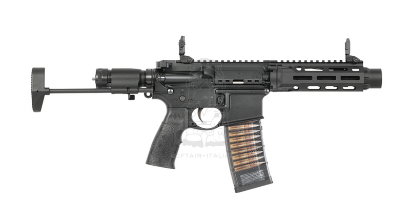 M4 PDW DDM4 CQB 7" Daniel Defense MFR XL Handguard M-LOK System GBBR EGM Grey Version by Black CGS