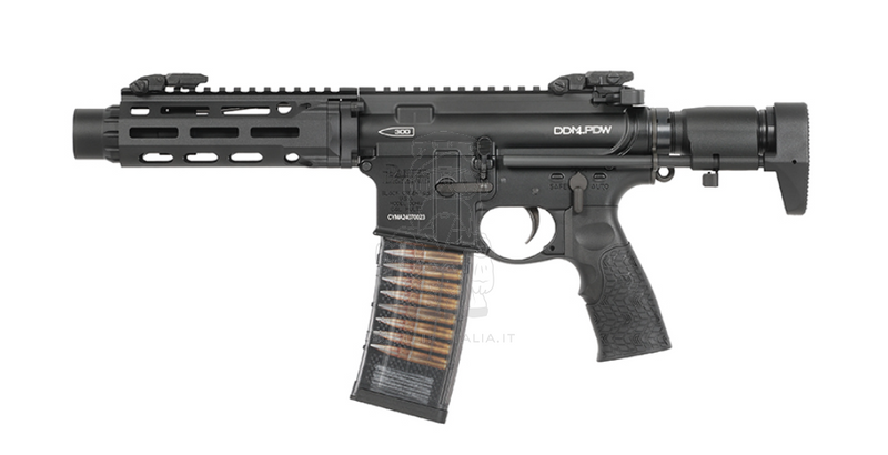 M4 PDW DDM4 CQB 7" Daniel Defense MFR XL Handguard M-LOK System GBBR EGM Grey Version by Black CGS