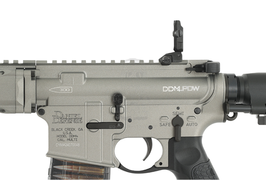 M4 PDW DDM4 CQB 7" Daniel Defense MFR XL Handguard M-LOK System GBBR EGM Grey Version by Cyma CGS