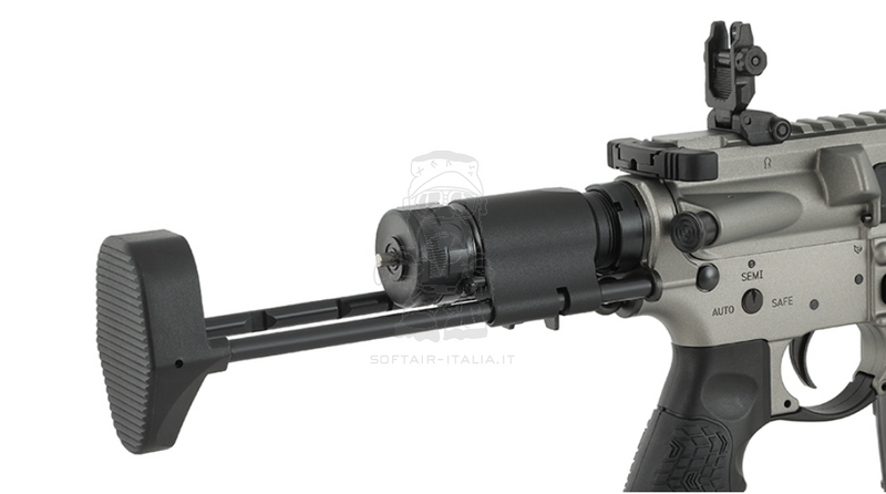 M4 PDW DDM4 CQB 7" Daniel Defense MFR XL Handguard M-LOK System GBBR EGM Grey Version by Cyma CGS