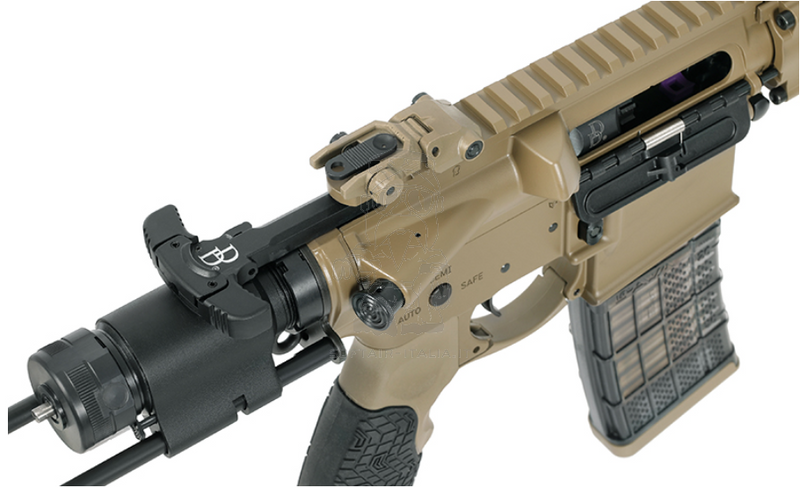 M4 PDW DDM4 CQB 7" Daniel Defense MFR XL Handguard M-LOK System GBBR EGM Tan Version by Cyma CGS