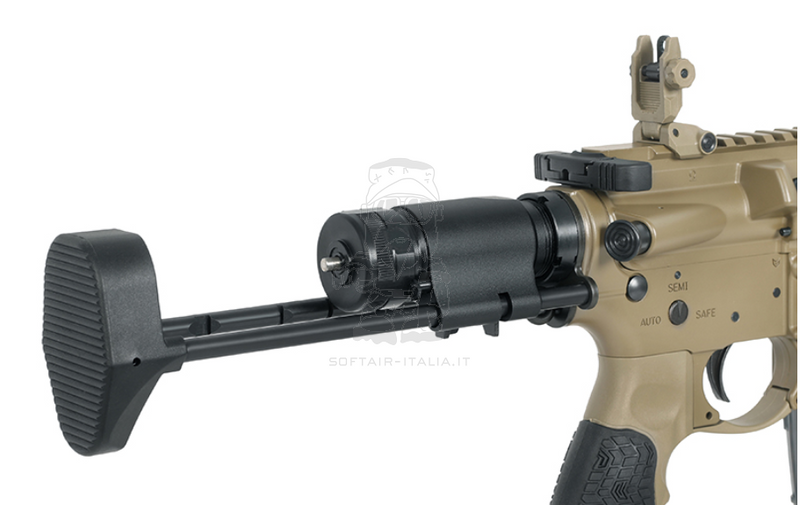 M4 PDW DDM4 CQB 7" Daniel Defense MFR XL Handguard M-LOK System GBBR EGM Tan Version by Cyma CGS