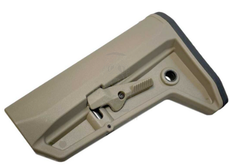 M4 Retractable Stock 52 Type DE Dark Earth Calcio Retrattile per Serie M4 by Four Rifle