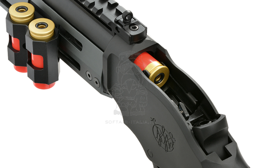 Mare's Leg Winchester Type Gas 1 Joule Lever Action Shotgun Full Wood & Metal Grey Version by Golden Eagle
