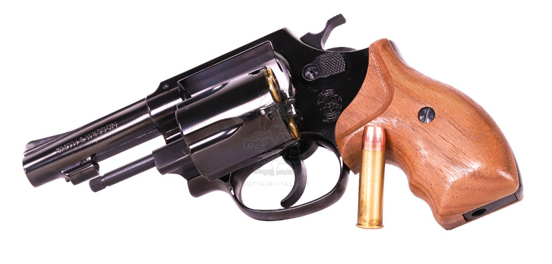 Marushin S&W M36 .38Special 3" J Frame Wooden Grips Gas Airsoft Pistol by Marushin