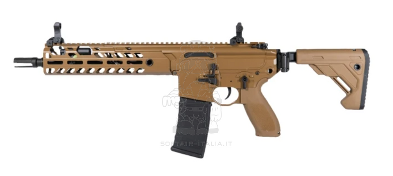 MCX Virtus Sig Sauer E-Shooter Kestrel ETU Basic V2 FDE Flat Dark Earth Version AEG 1:1 Scale Replica by E&C