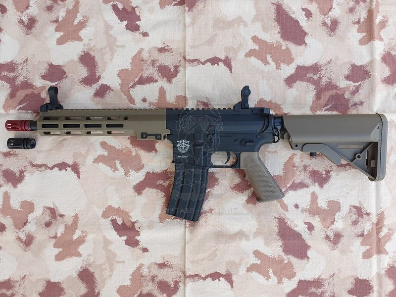 MK16 ECS - Mosfet Dual Tone Tan Black 9,5inch AEG by Classic Army