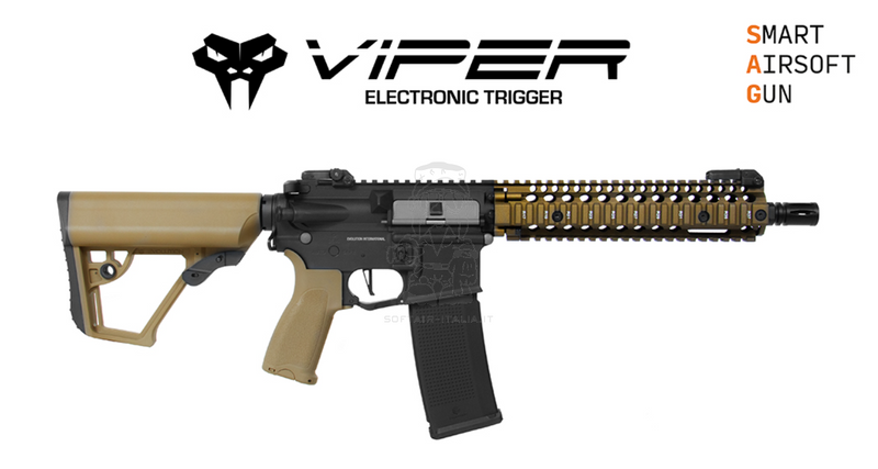 MK18 Mod. 1 BB Viper Recon 3.0 ETS Electronic Trigger System Bronze - Tan - BK Version by Evolution Airsoft