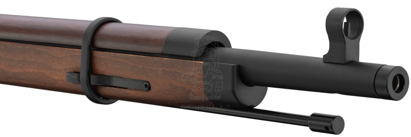 Mosin Nagant M1891.30 Shell (K98) Ejecting Full Wood & Metal Spring Power Sniper Rifle by Double Bell