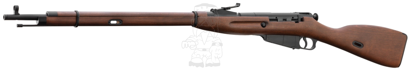 Mosin Nagant M1891.30 Shell (K98) Ejecting Full Wood & Metal Spring Power Sniper Rifle by Double Bell