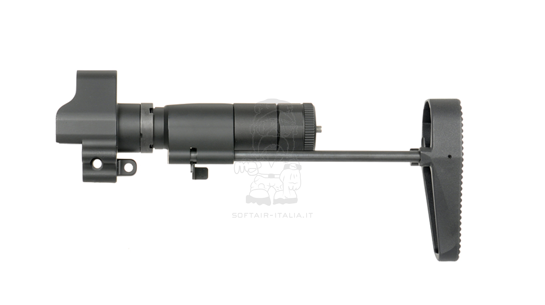 MP5 PDW Retractable Stock w. Battery Compartment Calcio Telescopico con Vano Batteria by Cyma