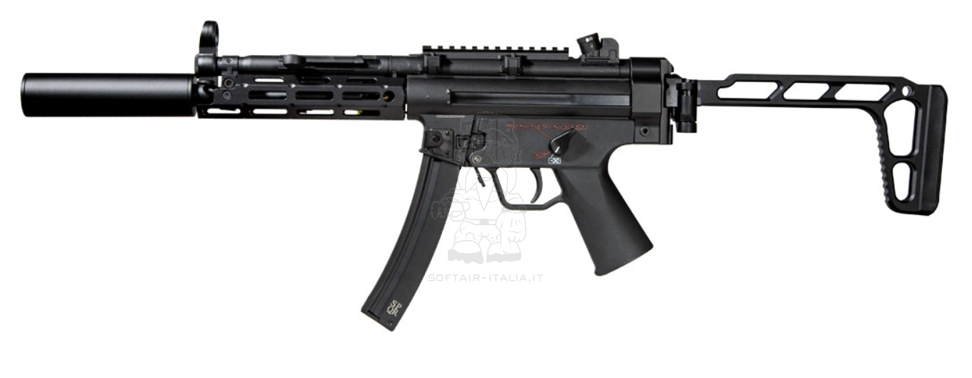 MP5 Type Replica Virtus VII Mosfet - ETU Electronic Trigger Folding AEG by Secutor