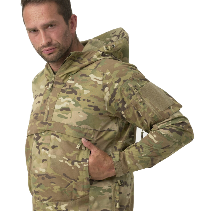 Multicam® Polycotton Ripstop Unisex Tracer Anorak Jacket by Helikon-Tex