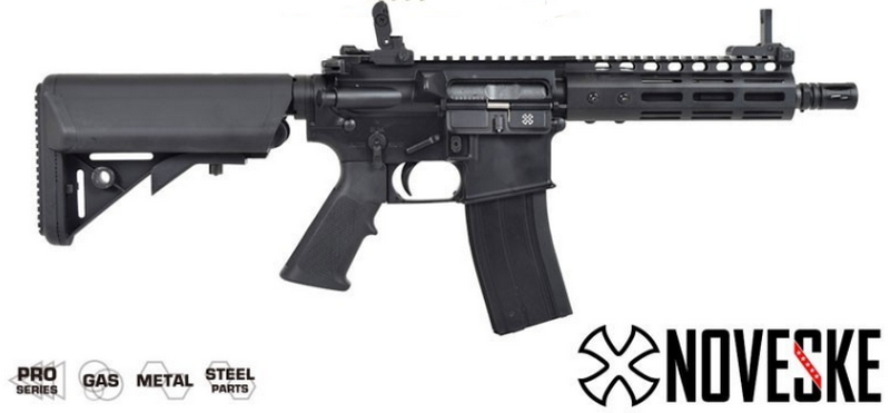 NOVESKE N4 GBB 7" Gas Blow Back Full Metal Airsoft Rifle by Golden Eagle