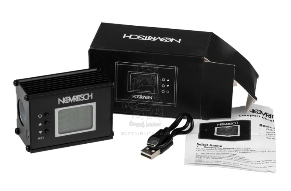 Novritsch FPS - MPS  & Joule Compact Chrony - Crono 73 x 51 x 35mm  by Novritsch