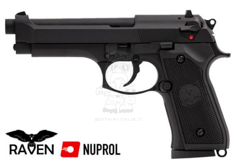Nuprol M96A1 Raven R9 GBB Gas Blow Back Airsoft Pistol by Nuprol Raven