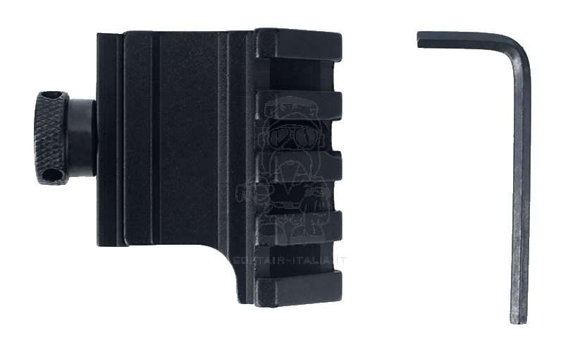 Offset 20mm Rail Slitta a 45° by Metal