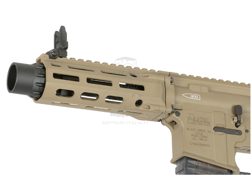 PDW SBR Daniel Defense DDM4 EShooter ETU Kestrel Mosfet FDE Flat Dark Earth Desert Tan AEG by EMG > Cyma Platinum