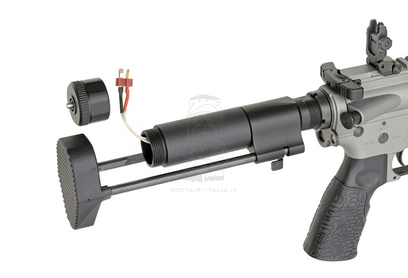 PDW SBR Daniel Defense DDM4 EShooter ETU Kestrel Mosfet Grey Version AEG by Cyma Platinum EMG