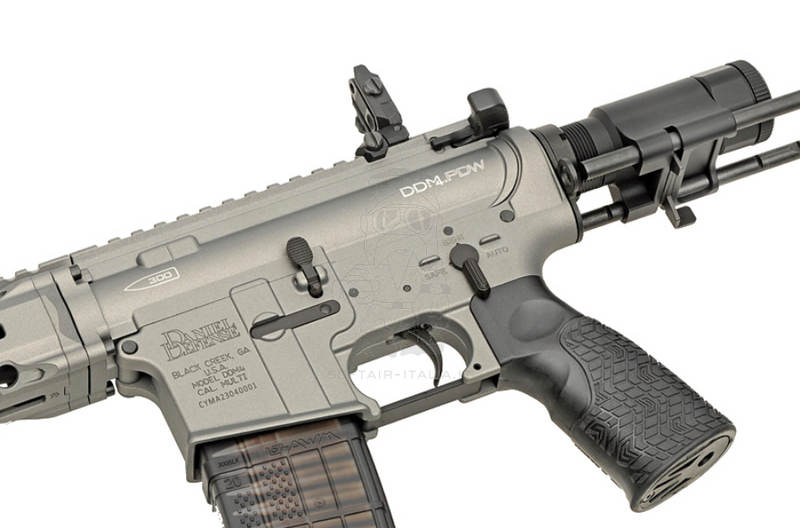 PDW SBR Daniel Defense DDM4 EShooter ETU Kestrel Mosfet Grey Version AEG by Cyma Platinum EMG
