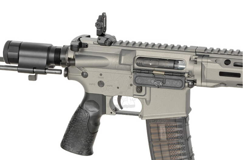 PDW SBR Daniel Defense DDM4 EShooter ETU Kestrel Mosfet Grey Version AEG by Cyma Platinum EMG