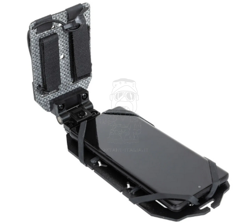 MOLLE Porta Cellulare Girevole Swivel Phone Holder BK Black 165 x 90mm. by Wosport