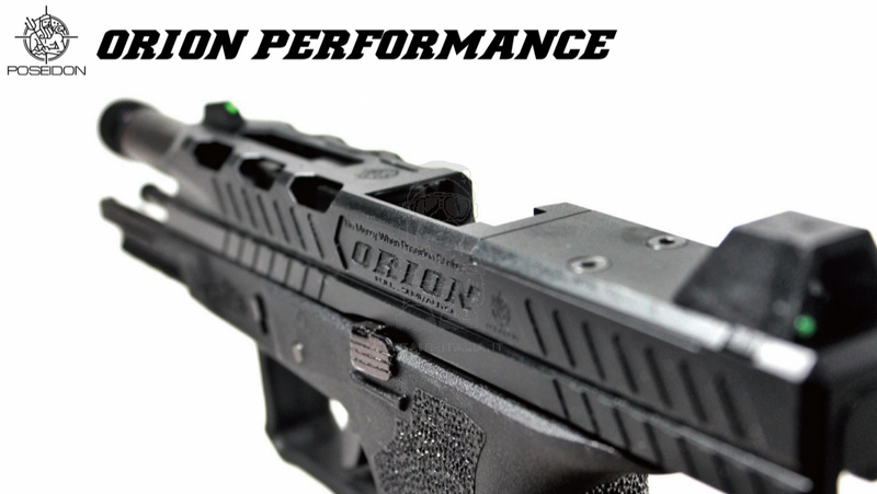 Poseidon ORION NO. 2 Performance Metal Slide GBB Gas Blow Back Airsoft Pistol by Poseidon
