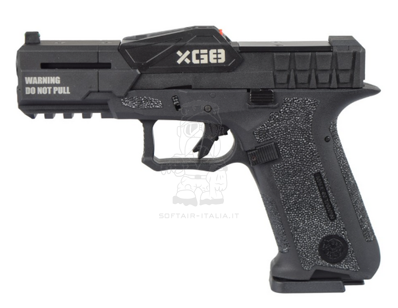 Poseidon XG8 Polymer XO-P1 GBB Gas Blow Back Full Auto Airsoft Pistol by CSI Poseidon