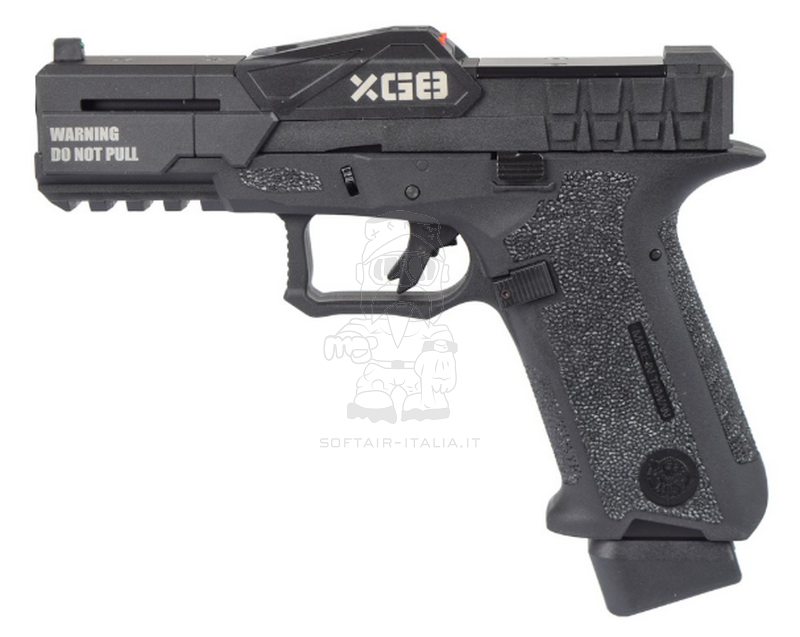 Poseidon XG8 Polymer XO-P1 GBB Gas Blow Back Full Auto Airsoft Pistol by CSI Poseidon