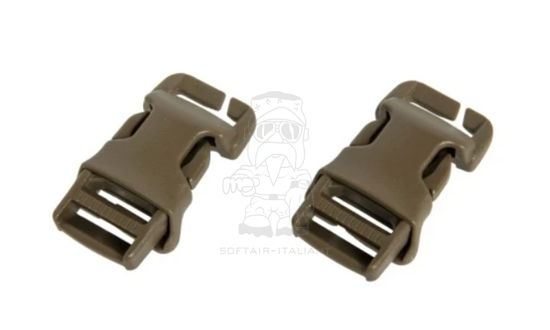 Primal Gear Plastic Buckle Up Adapters Coyote Brown Tan Desert by Primal Gear