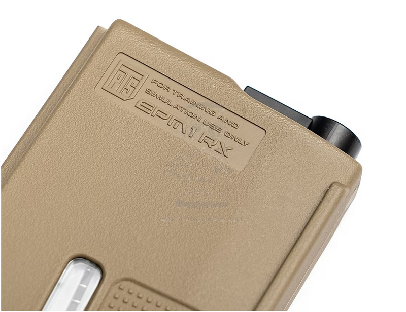 PTS EPM1-RX EP Series M4 Enhanced 250bb Polymer AEG Magazine 1-RX Tan Version Caricatore Monofilare by PTS
