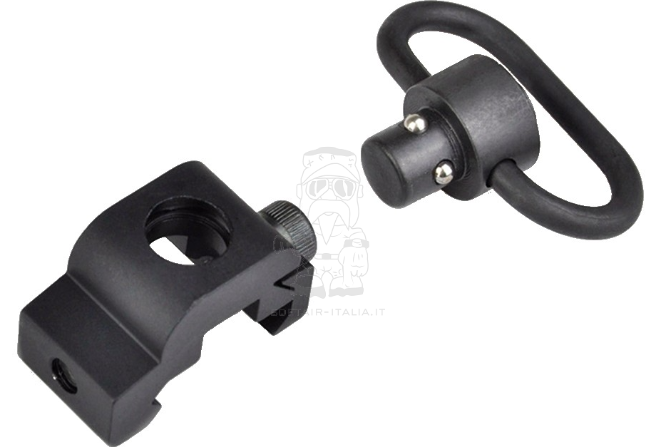 QD Anello Cinghia Completo di Staffa Weaver - Picatinny by Wadsn Metal
