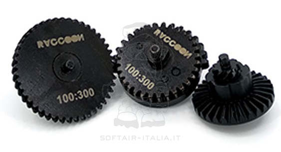 Raccoon 100.300 CNC Steel Premium Integrated Gear Set  by Raccoon
