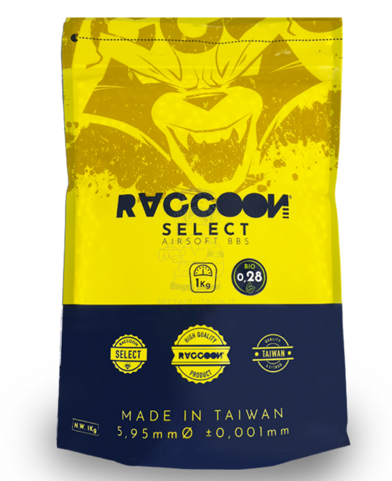 Raccoon BIO 0,28 Select bb 1kg = 3572pcs by Raccoon