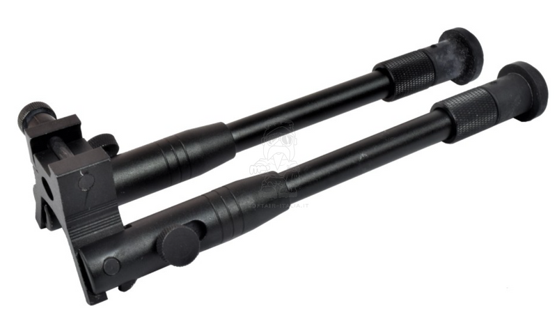 Rail Bipod Bipiede Estensibile e Basculante per Slitte Weaver - Picatinny by Well