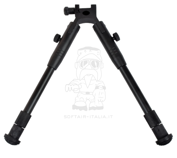 Rail Bipod Bipiede Estensibile e Basculante per Slitte Weaver - Picatinny by Well