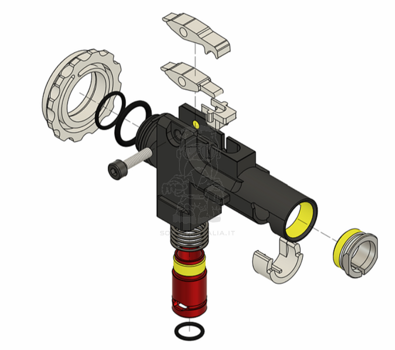 RetroArms M4 - AR15 CNC Aluminum Pro Rotary Hop Up Chamber by RetroArms