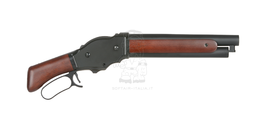 S&T M1870 "Mare's Leg" Lever Action Gas Power Shotgun Full Wood & Metal by S&T