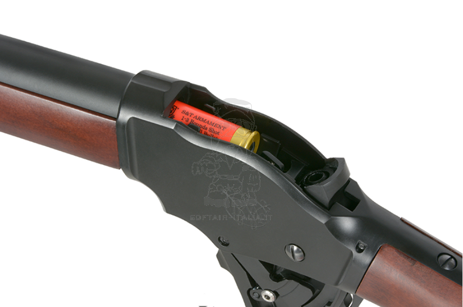 S&T M1870 "Mare's Leg" Lever Action Gas Power Shotgun Full Wood & Metal by S&T