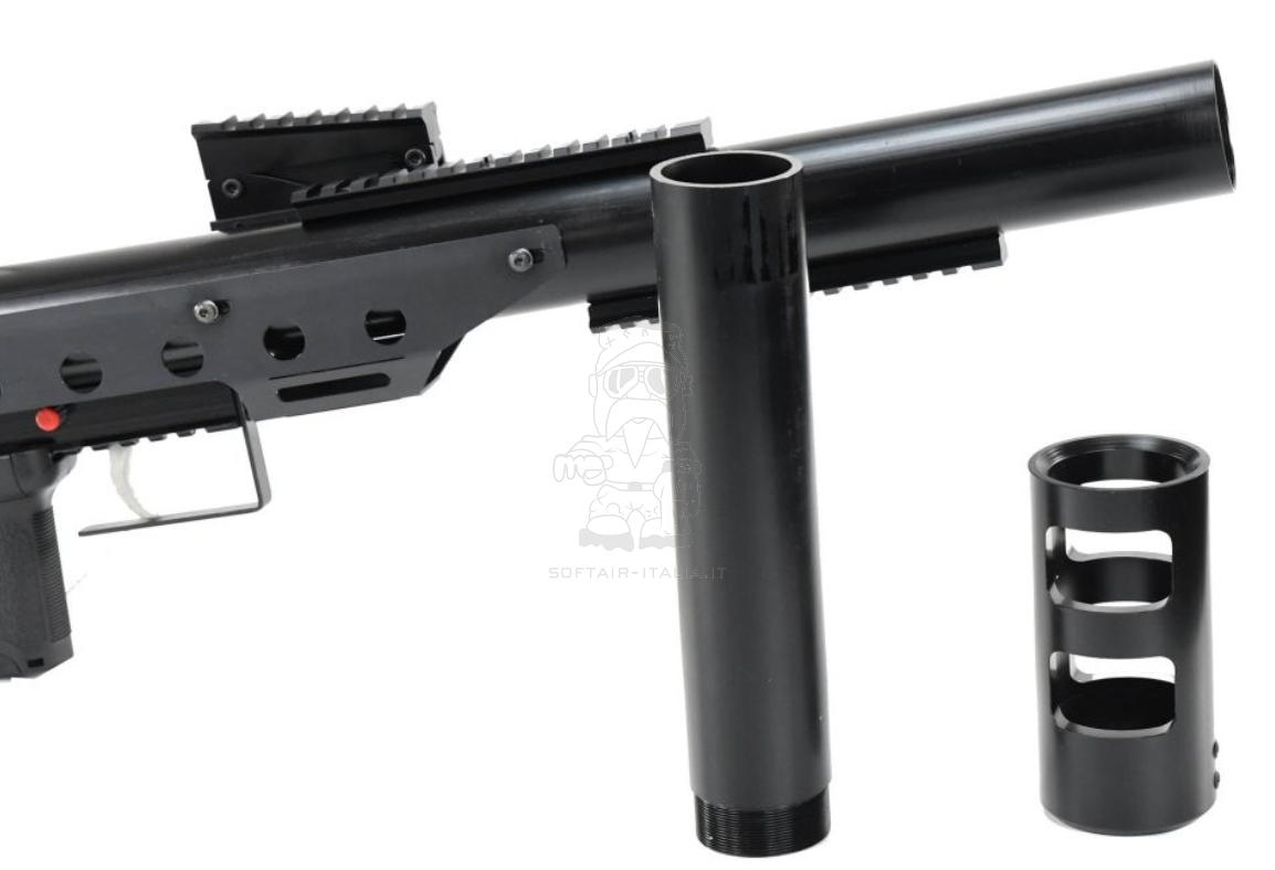 SAB ACM Tactical 40mm Gas Grenade Launcher Stockless Full Metal Barrett M82A2 Type w. Dummy Grenade by SAB