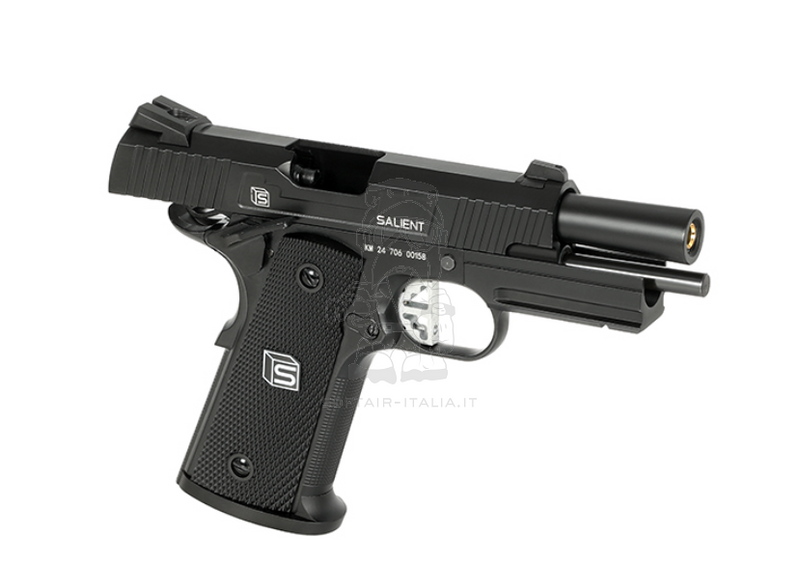 SAI Salient Arms International EMG 1911 "Compact" Durable Aluminum GBB Gas Blow Back Airsoft Pistol by SAI EMG > Double Bell