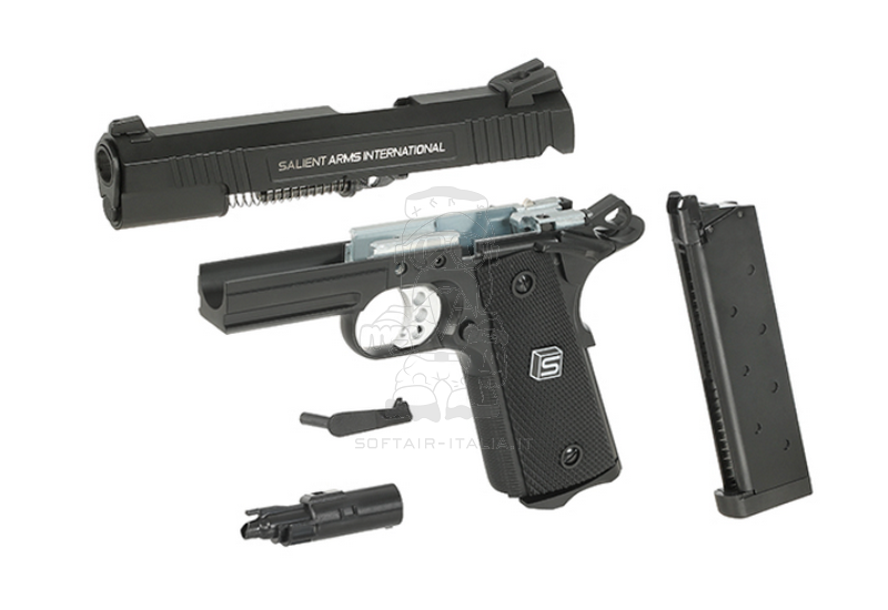 Salient Arms Int. EMG Licensed 1911 GBB Gas Blow Back Airsoft Pistol by Double Bell