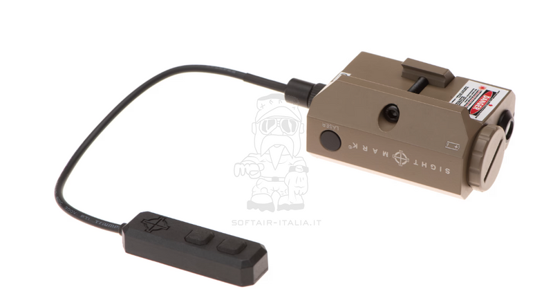 SightMark LoPro Mini Green Laser w. Remote Control DE Dark Earth by SightMark