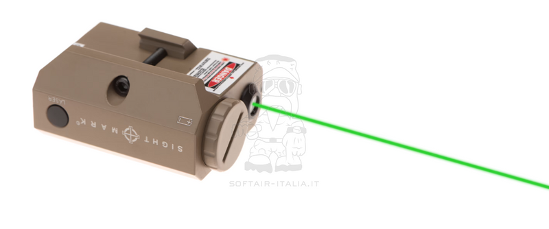 SightMark LoPro Mini Green Laser w. Remote Control DE Dark Earth by SightMark