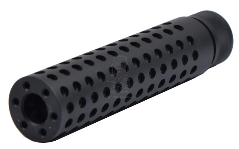 Silenziatore Airsoft Silencer 14mm. CCW - DX 143 x 32mm. by Js-Tactical