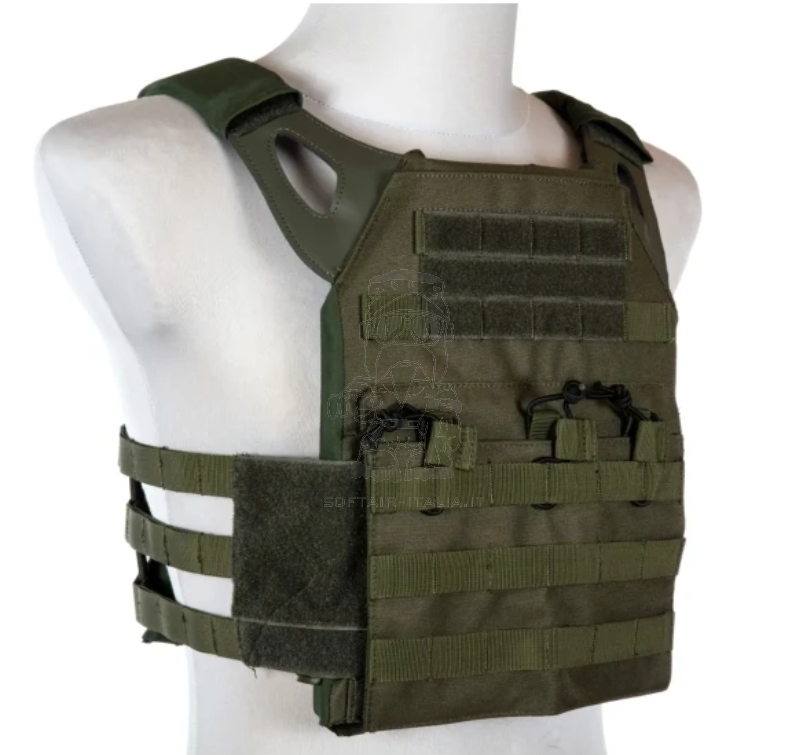 Skeleton JPC Plate Carrier OD Green 500D Tactical Jumper by Satac