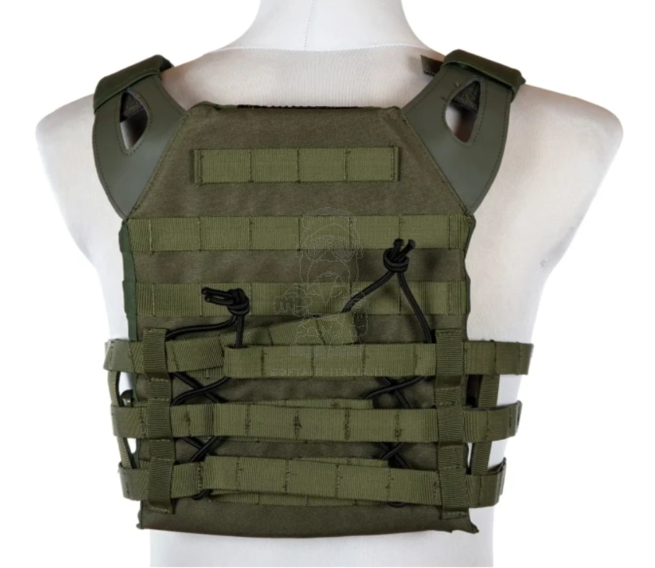 Skeleton JPC Plate Carrier OD Green 500D Tactical Jumper by Satac